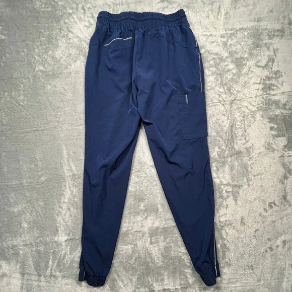 Skechers by Barco Scrub Set Women Gray Black Navy 3 Piece Bundle V-Neck Jogger S - Picture 13 of 16